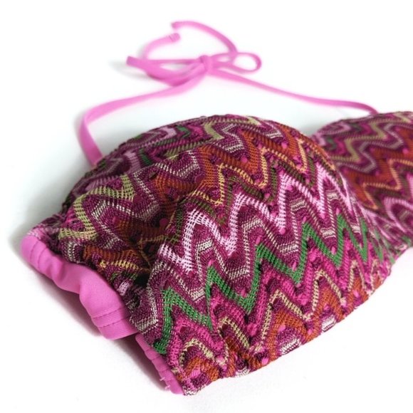 Aerie • Crochet Chevron Bandeau Bikini Top - Picture 1 of 8